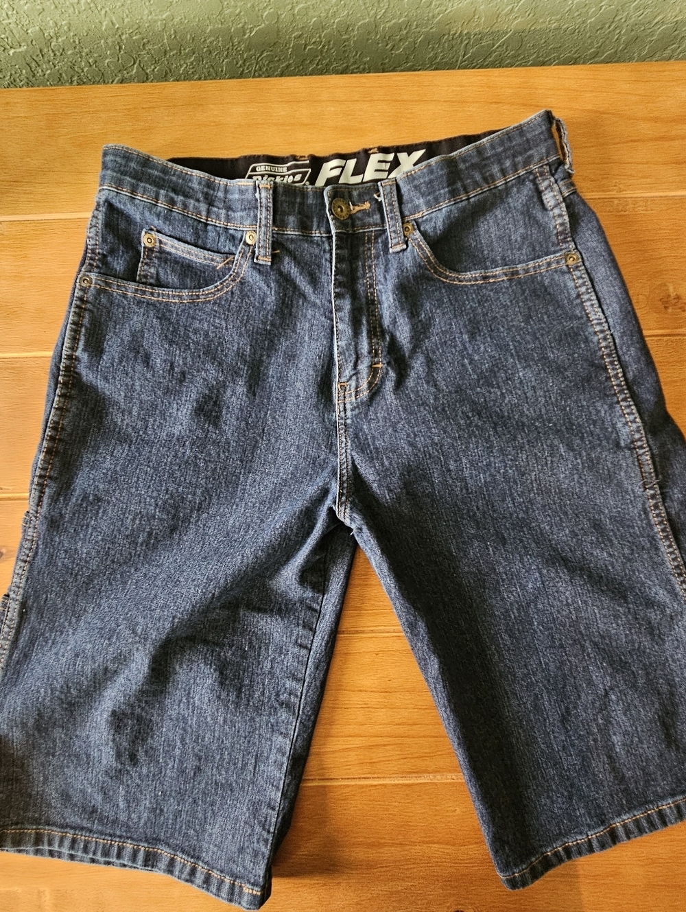 Genuine Dickies Flex Denim Shorts Size 30